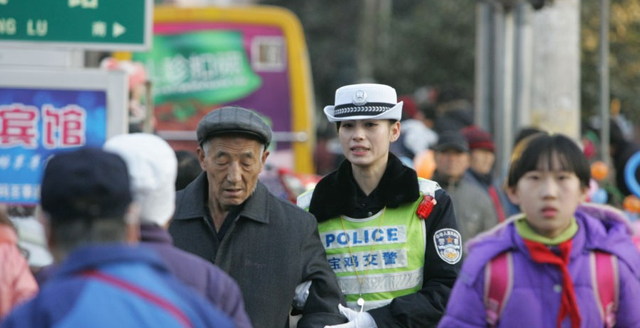 最美女交警