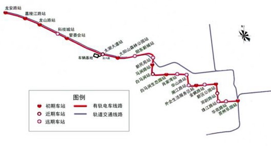 苏州有轨电车1号线站点