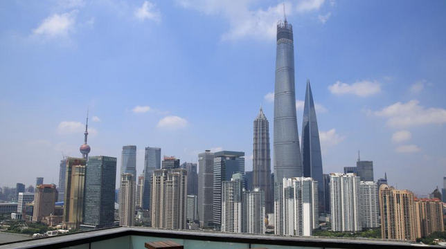 上海中心大厦封顶