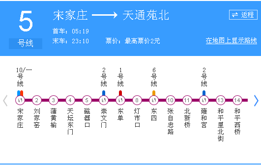 北京地铁5号线列车发生故障