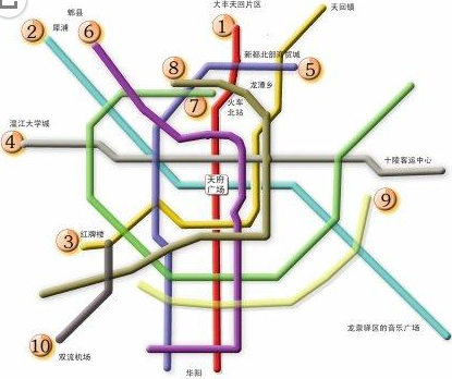 西安地铁规划图高清