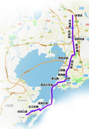 青岛地铁跨海段今年年底开建