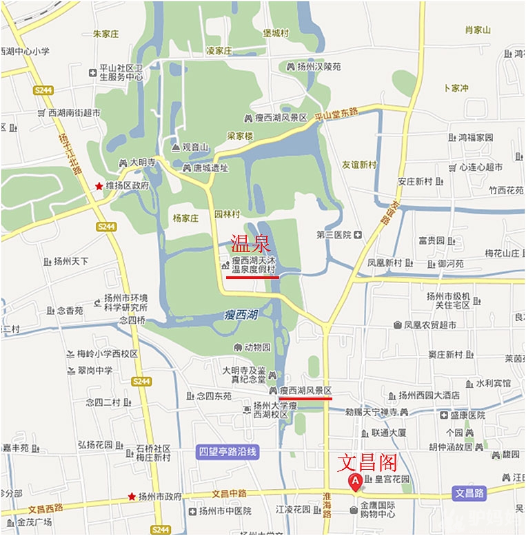 扬州瘦西湖天沐温泉旅游 在城市中阅读山水14