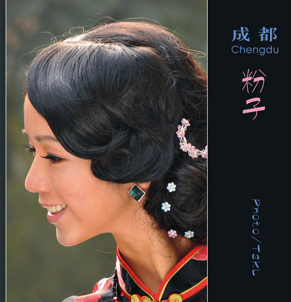 [街拍]美丽、温柔、婉约的成都粉子1