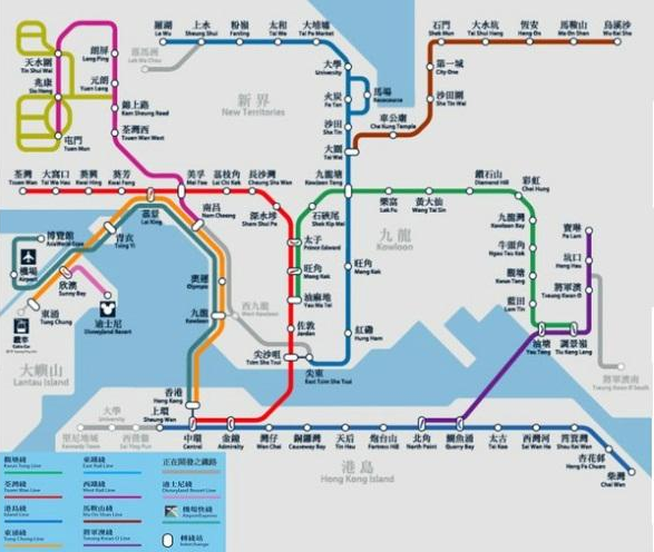 东莞地铁2号线线路图1