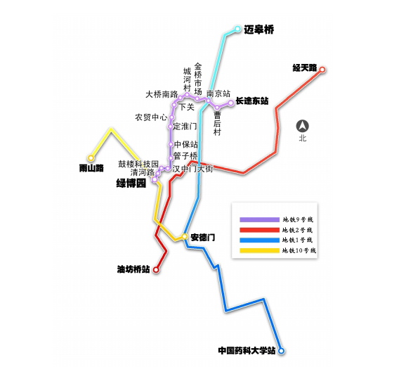 南京地铁9号线线路图