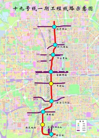 北京开建“地铁快线”19号线