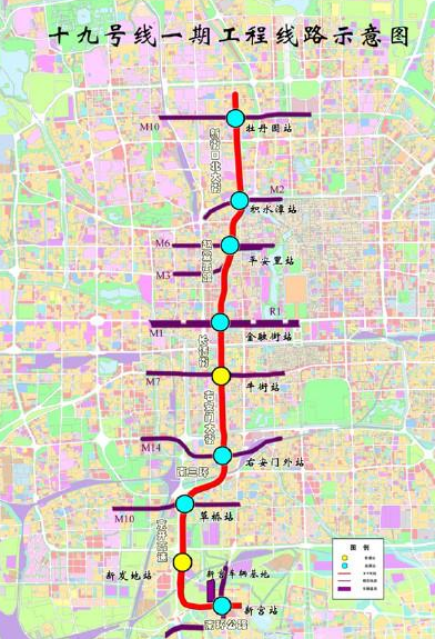 北京地铁19号线工程线路1