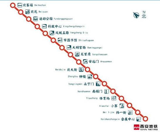 西安地铁2号线座椅临时调整