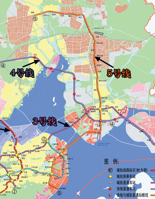 厦门地铁5号线最新线路图1