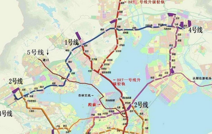 厦门地铁2号线一期站点1