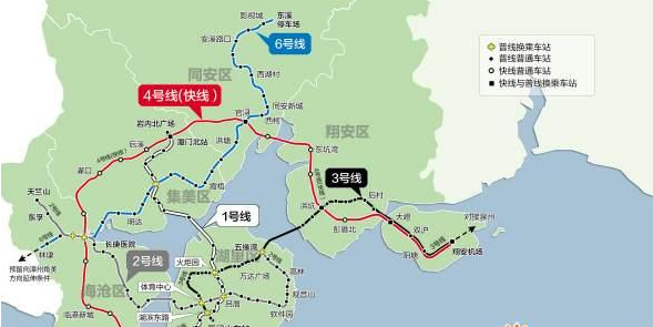 厦门地铁线路调整最新消息1