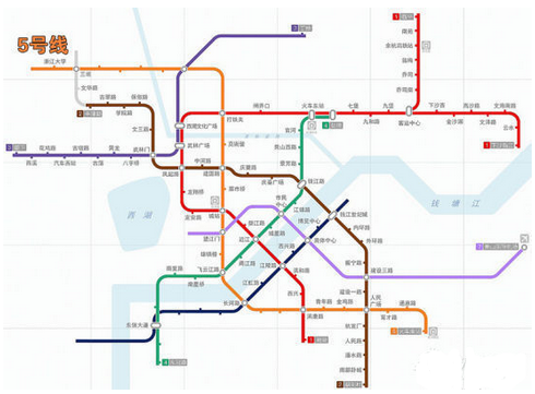 长沙地铁5号线最新线路图