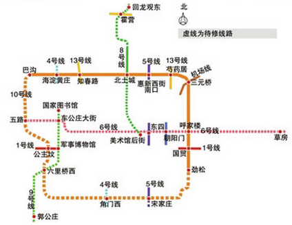 北京地铁8号线王府井站开工