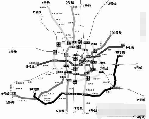 成都地铁10号线最新线路图2