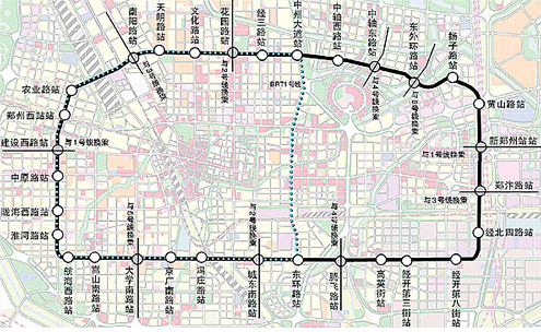 郑州地铁5号线站名1