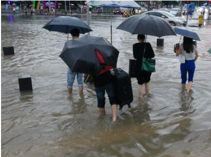 暴雨导致广深和谐号停运1