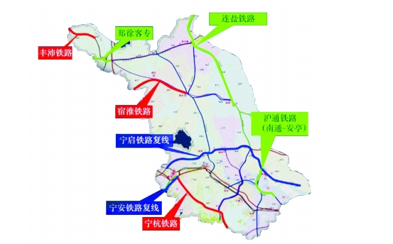 徐宿淮盐高铁线路图1