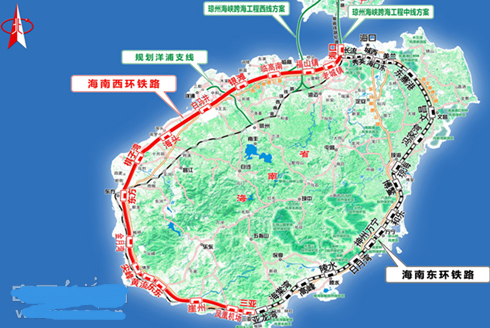 海南西环高铁线路图1