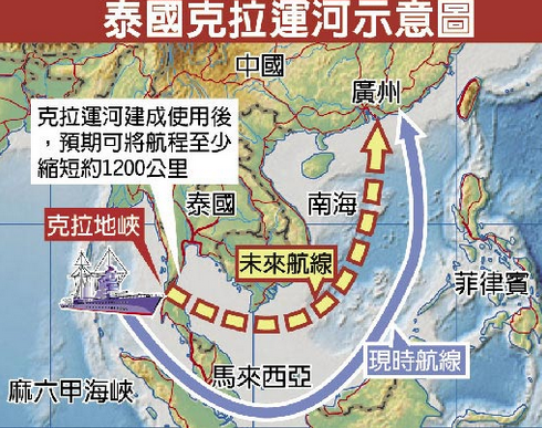 泰国克拉运河项目计划