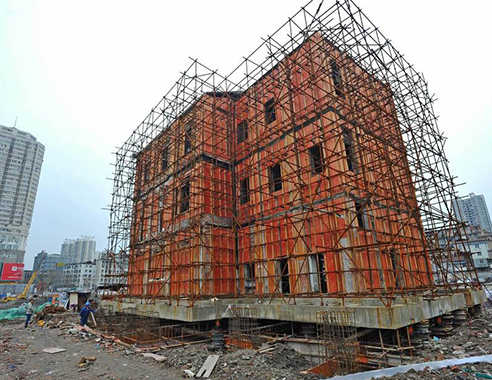 武汉百年建筑整体移动