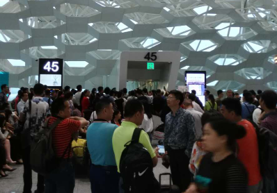 深圳航班大面积延误