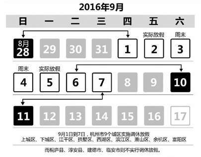 2016年杭州g20峰会义乌会不会放假