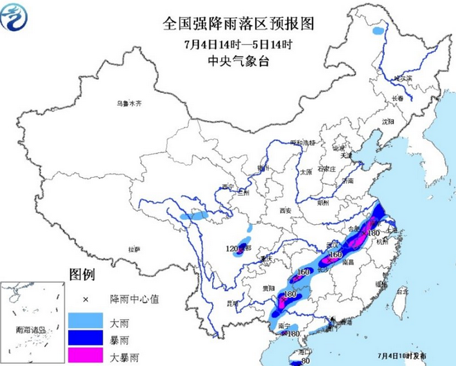 近百河流超警戒