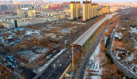 东北首个路罩竣工
