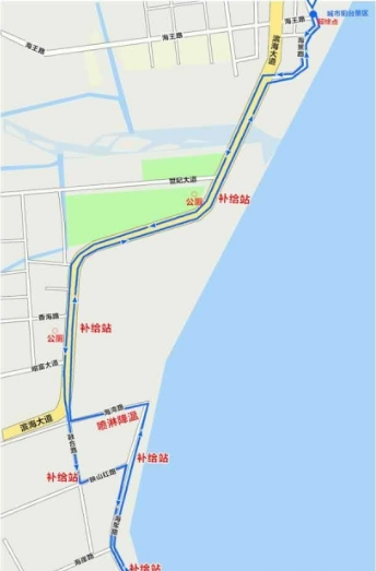 2017年5月青岛西海岸半程马拉松交通管制规定