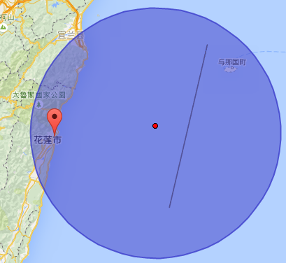 台湾花莲县4.2级地震1