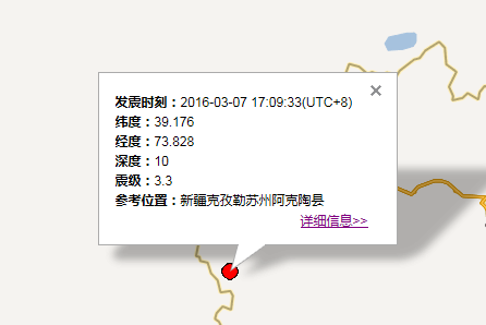 2016年3月7日新疆地震最新消息1