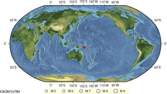 2018年9月18日所罗门群岛地震最新消息1