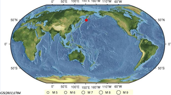 2018年10月9日千岛群岛地震最新消息1